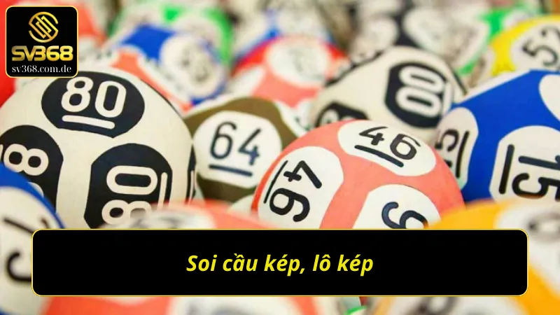 Soi cầu xổ số kép, lô kép